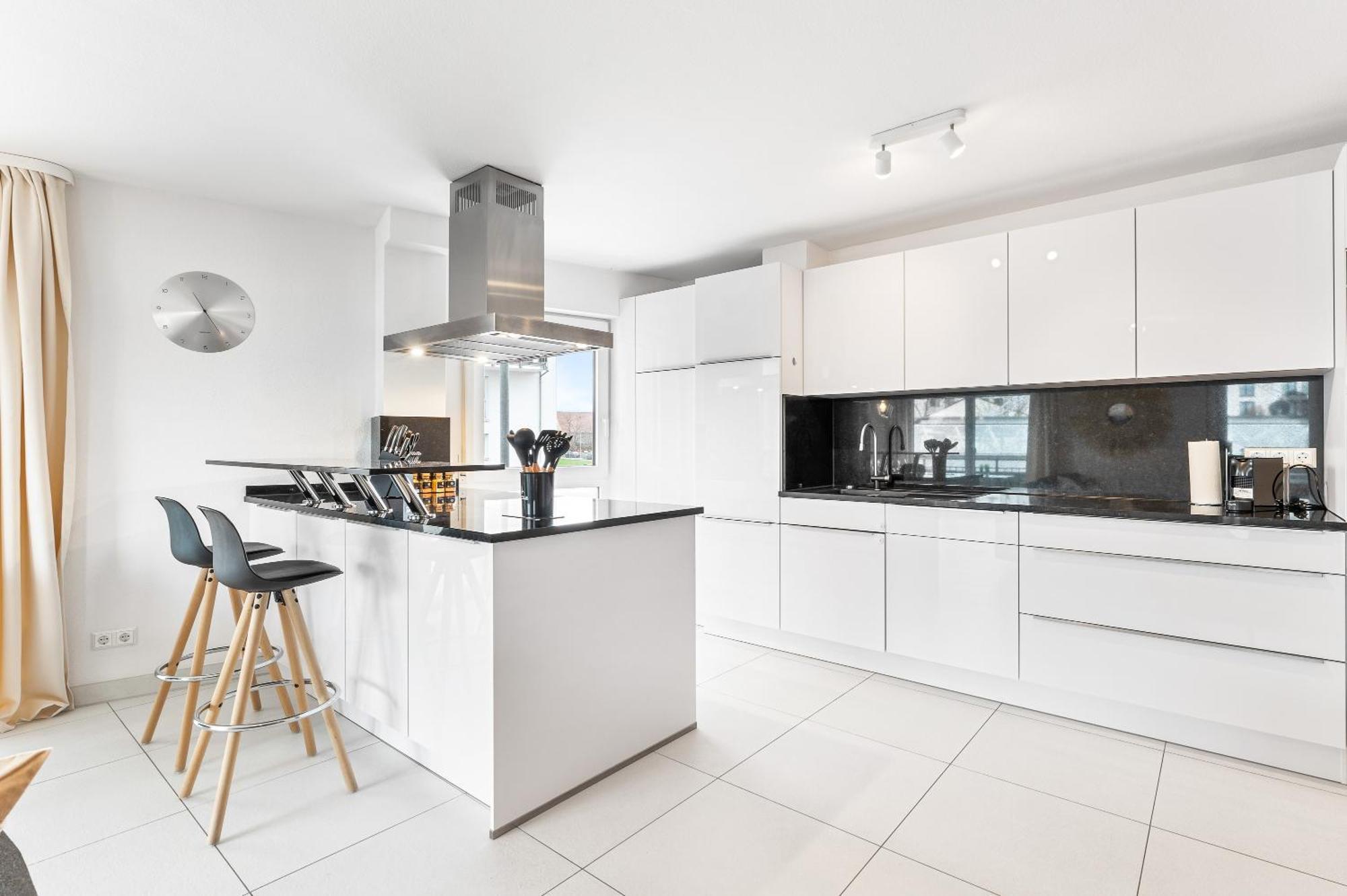 Design-Apartment - Kueche - Parken - Zentral 라인펠덴에흐터딘겐 외부 사진