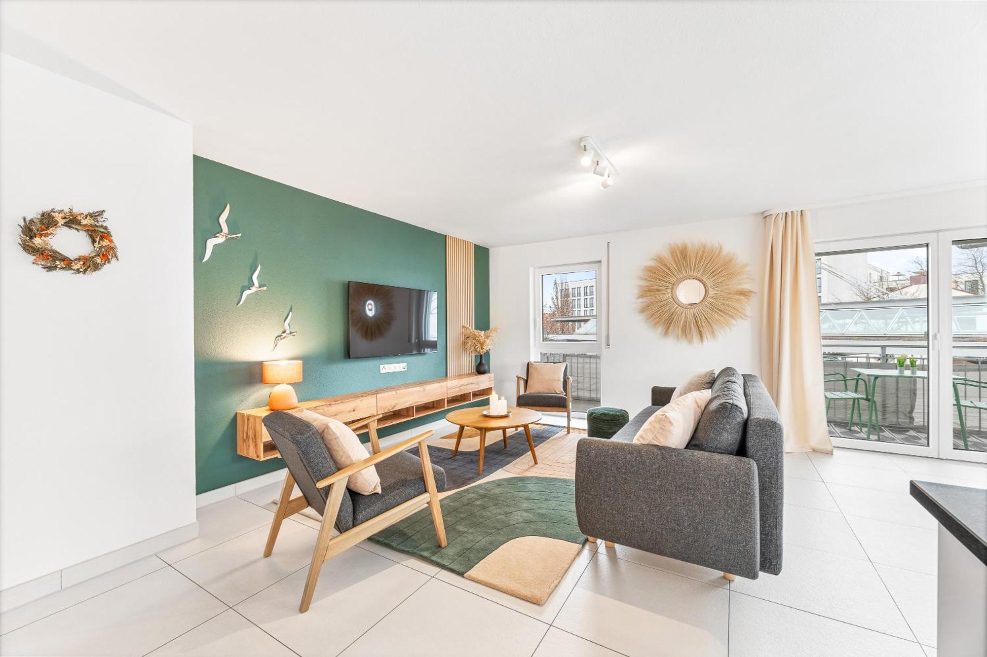 Design-Apartment - Kueche - Parken - Zentral 라인펠덴에흐터딘겐 외부 사진